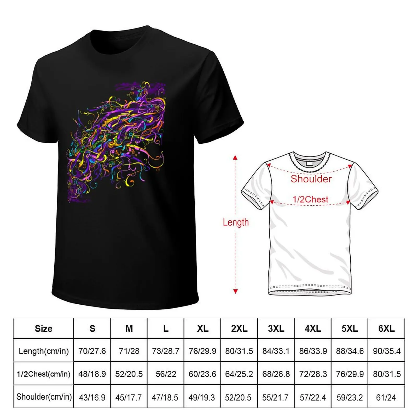 Splash Glass Rattlesnake - Remastered Digital Painting T-Shirt Sporty Casual Quick Dry T-Shirt