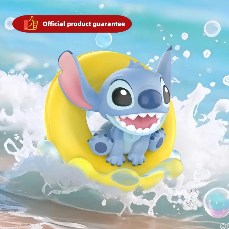 

New Genuine Disney Stitch Summer Party Series Blind Box Lovely Stitch Mystery Box Trendy Toys Summer Vibe Customized Gifts