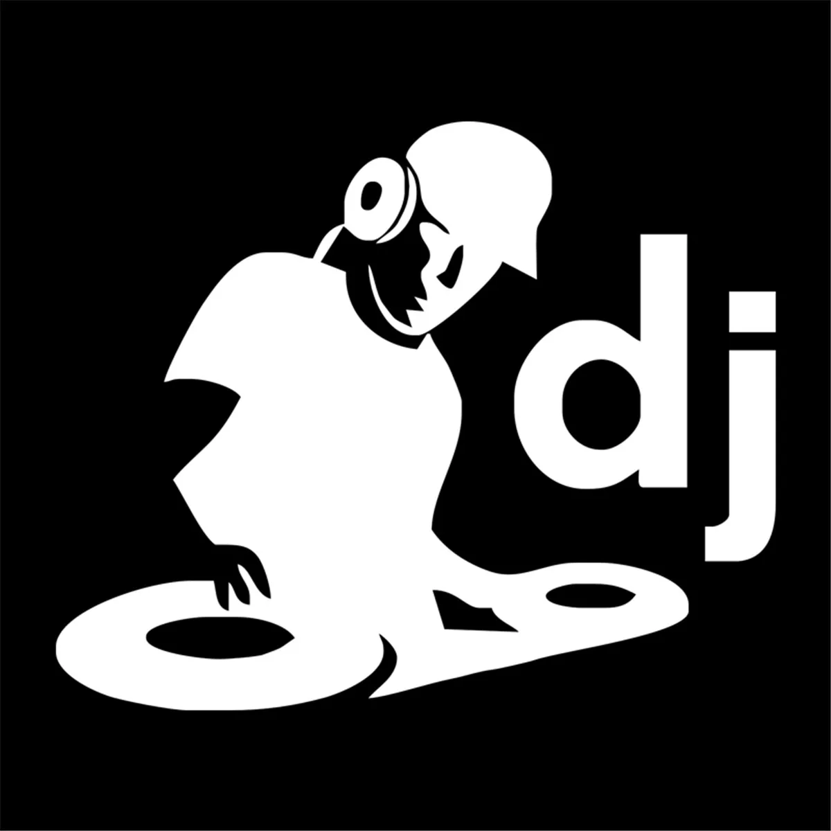 DJ Music Window Wall Home Glass Door Car Sticker Laptop Auto Truck Vinyl Decal  Car Sticker Decor Gift M55