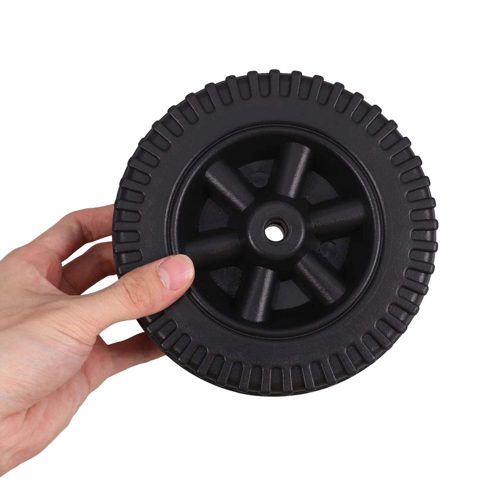 2 Pcs Oven Wheels Grill Replacement Suite Bbq Lawnmower Hdpe Hand Truck Tires Plastic