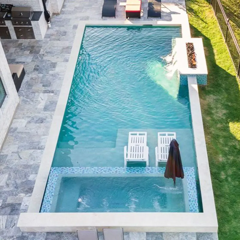 Rugged Outdoor Container Pool Tough Steel Container Swimming Pool with Drainage System for Camping or Events