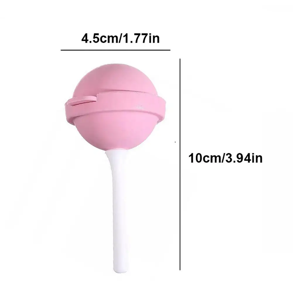 4Pcs Lollipop-Shaped Ice Pop Mold with Silicone Tray Food-Grade Mini Sphere Ice Maker for Freezer Easy-Release Leak-Proof DIY Tr