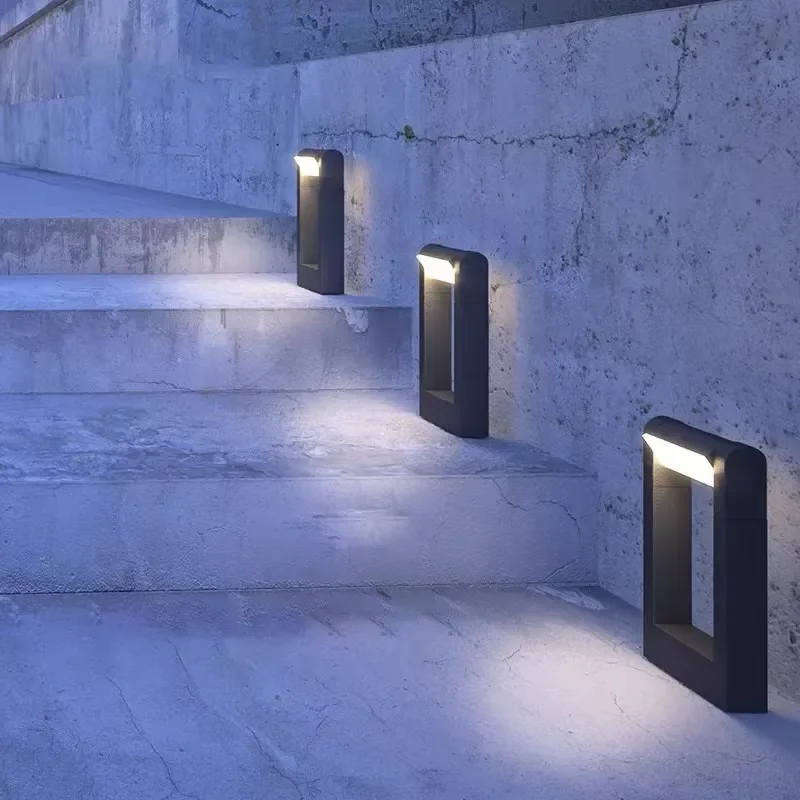 Door frame design 7W IP65 aluminum LED landscape spotlight, outdoor garden lawn light with sensor, dimmable, high color