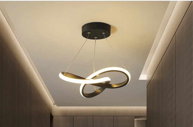 New Balcony Ceiling Chandelier Modern LED Simple Lustre Chandelier Basement Corridor Aisle Cloakroom 110-220V Home Lighting