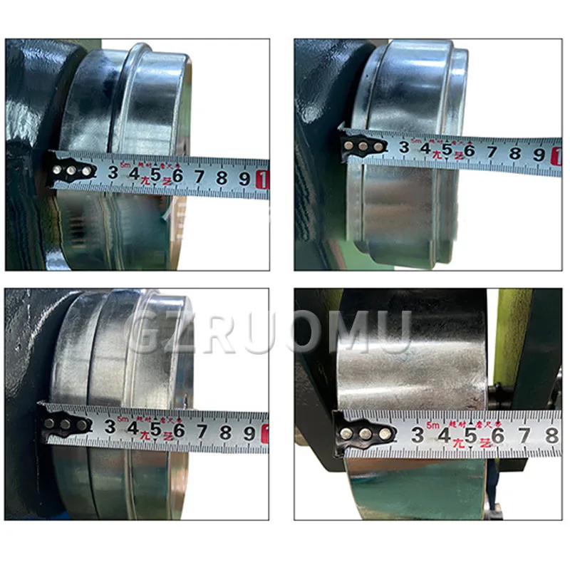 F1.5x1100 Manual Sheet Metal Bending Forming Modification Equipment Aluminum Copper Plate Curved Surface Processing Wheel Tools
