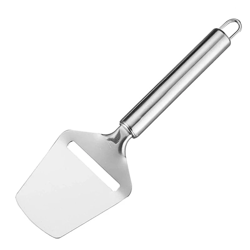 Cheese Slicer Stainless Steel, Cheese Knife Heavy Duty Plane Cheese Cutter, Server for Semi-Soft, Semi-Hard Cheeser Grater