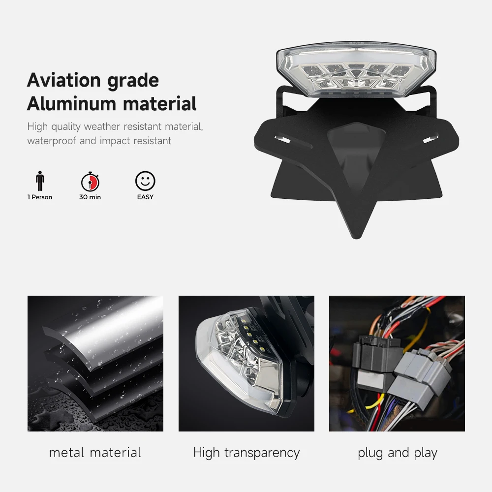 دراجة نارية جديدة حامل لوحة الترخيص لسوزوكي GSX-8R GSX 8R 2024 2025 #3