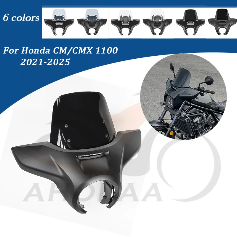 

CM1100 CMX1100 Front Headlight Cover Windscreen Windshield For Honda CM CMX 1100 Headlamp Fairing Motor Accessories 2021-2025