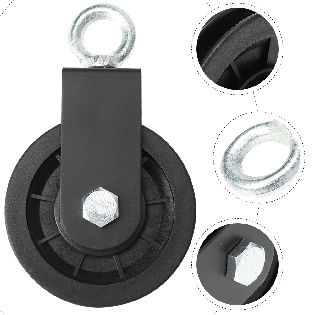 

2Pcs Silent Fitness Pulley Wheel Durable Gym Cable Machine Replacement Bearing Smooth Sliding Pulley for Strength Training