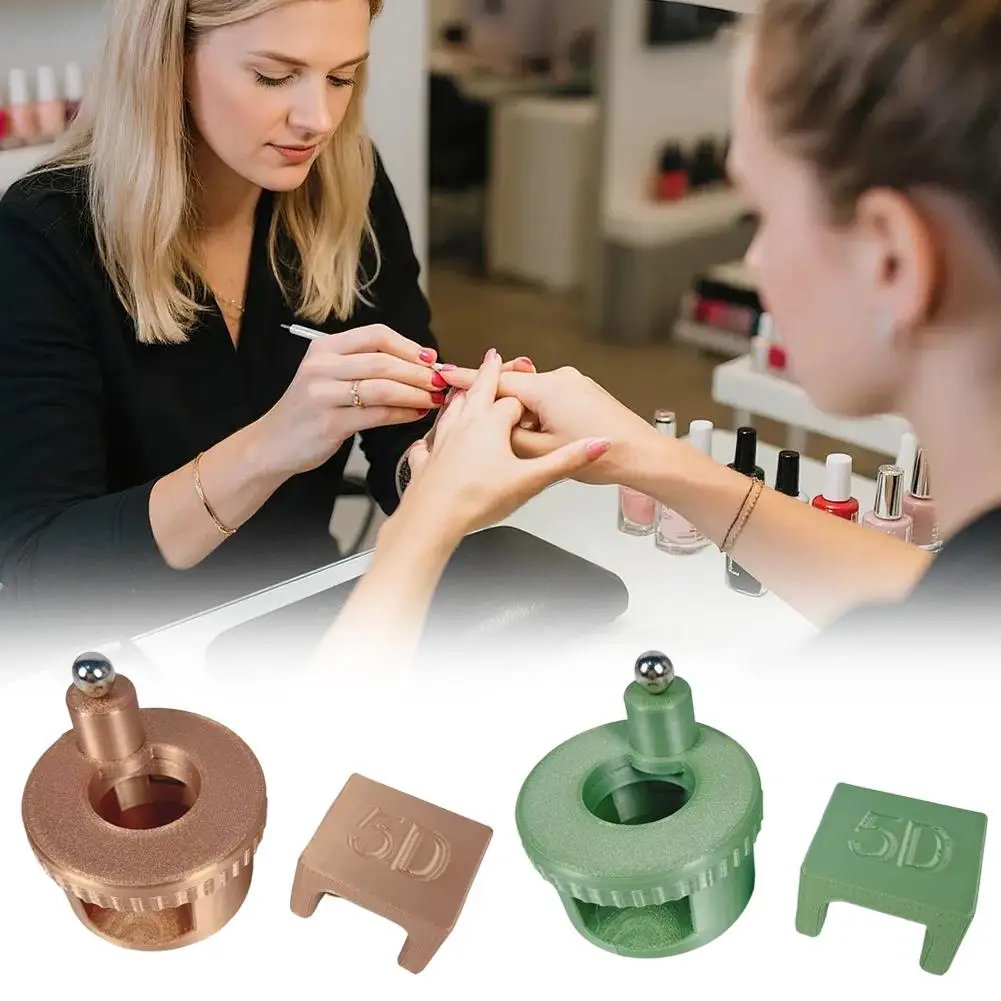 360° Rotating Automatic Nail Art Cat Eye Magnet Instantly Attracts Wide-beam Glass Beads Cat Eye Magnets For Gel Nail Polish 3