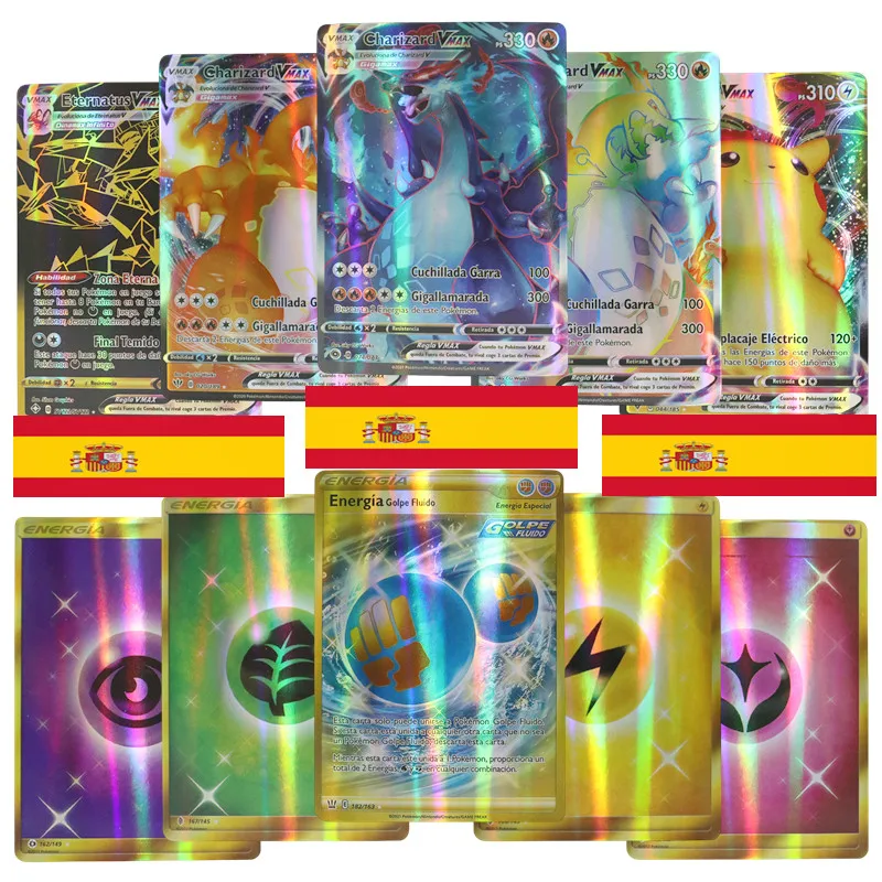100-pcs-cartoes-pokemon-espanhol-raro-vmax-gx-ex-tag-equipe-v-cartao-de-energia-cartao-colecionavel-pokemon-cartao-brilhante-presente-aniversario-das-criancas