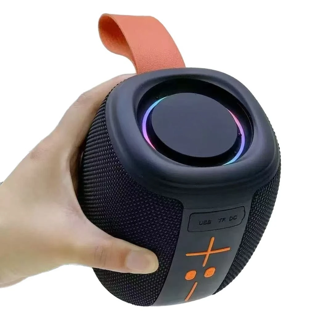 Bluetooth Speaker Small Steel Cannon Outdoor Portable High Power Household High Sound Quality Subwoofer Audio 521g