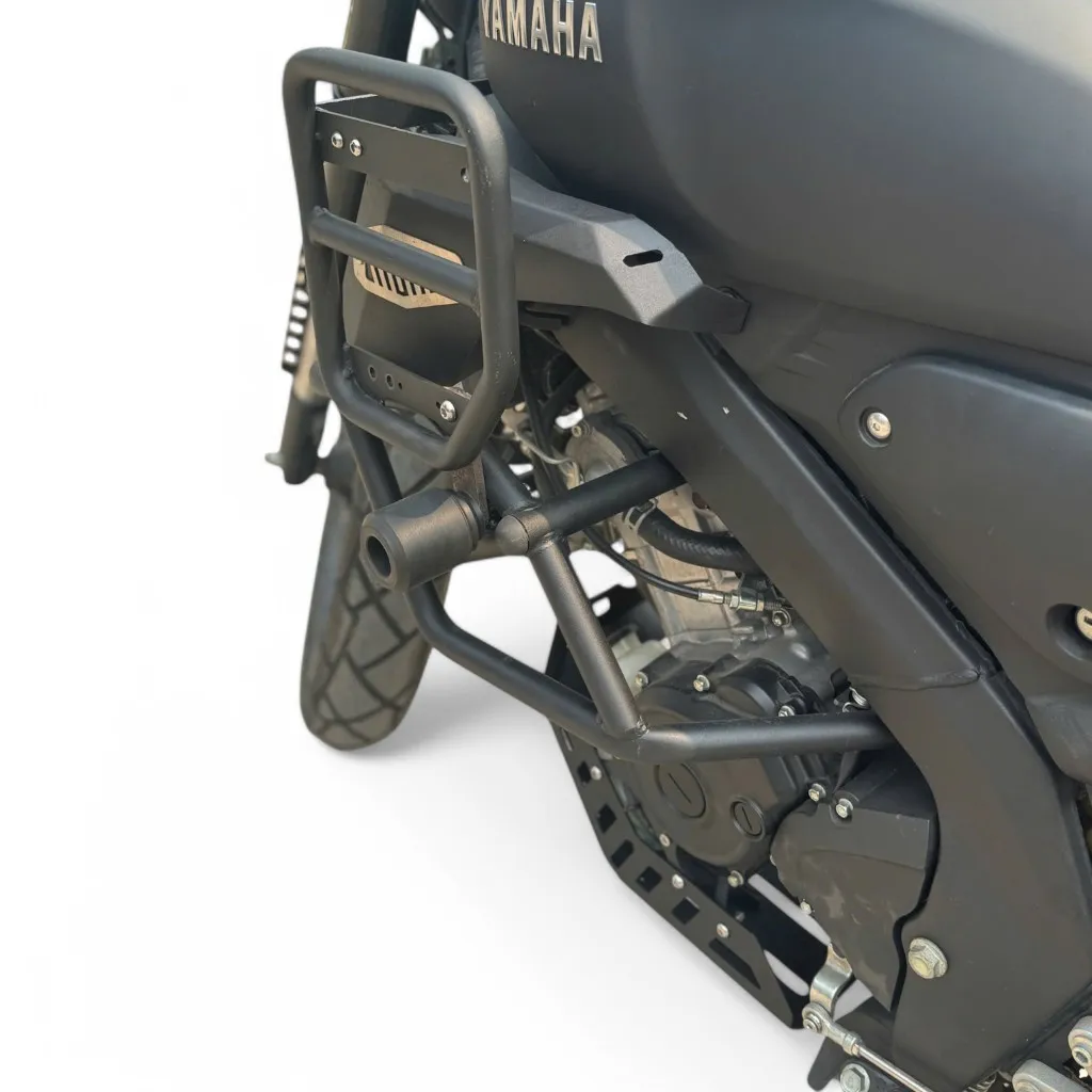 MBIKER XSR155 Classic Dual Sport Large Displacement Motorcycle Engine Guard Frame Protector Powder-coated Steel Front Luggage