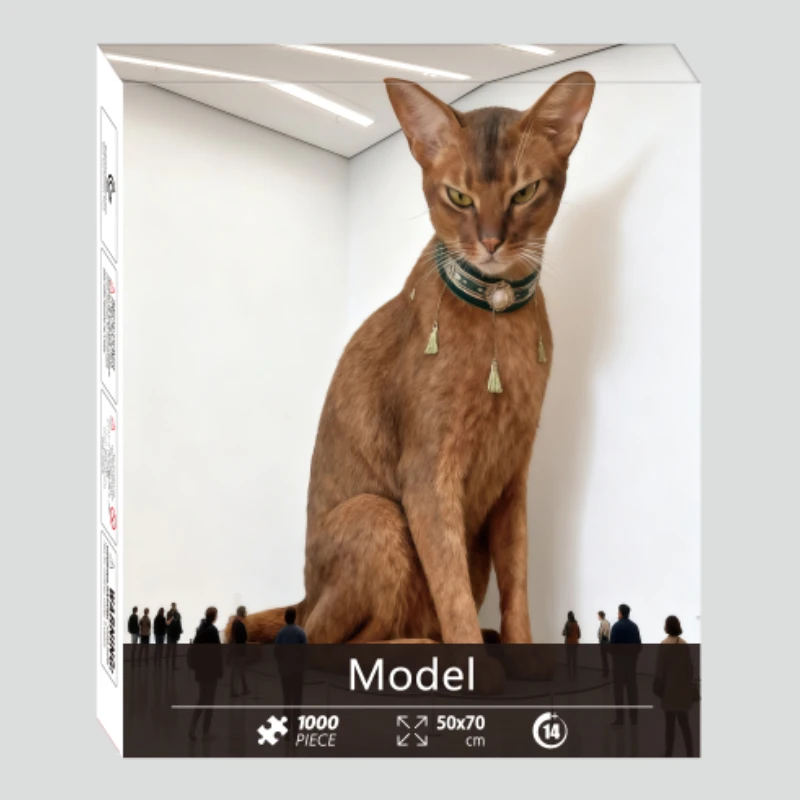 

Премиальный пазл из 1000 деталей для взрослых: "Catwalk Meow-dels" - большой, 70x50 см (27,5x19,7 дюймов), идеально подходит в качестве рождественского подарка.
