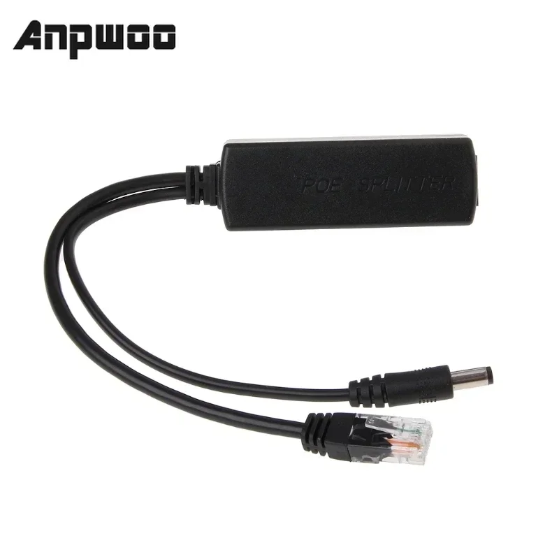 

ANPWOO 10/100M IEEE802.3at/af Power Over Ethernet PoE Splitter Adapter For IP Camera