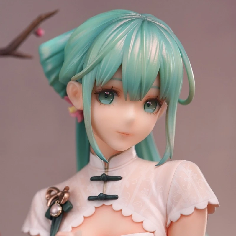 In Magazzino Shaohua 1/7 Fatto A Mano Songji Paese Stile Antico Cheongsam Modello Anime Figura Ornamento Pvc Action Figure Giocattolo Genuino