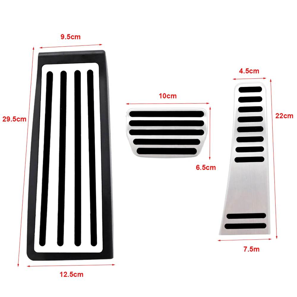 Car Auto Rest Brake Accelerator Gas Fuel Pedal Cover Pad For Volvo XC90 2015 2016 2017 2018 2019 2020 2021 2022 AT