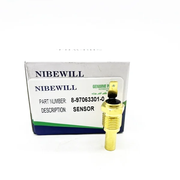 Water Temperature Sensor 8-97063301-0 8970633010 for Isuzu Engine 3LD1 4LE1 4LE2 4LB1 3LA1 3LB1 for Hitachi EX200 ZAX70 55 60