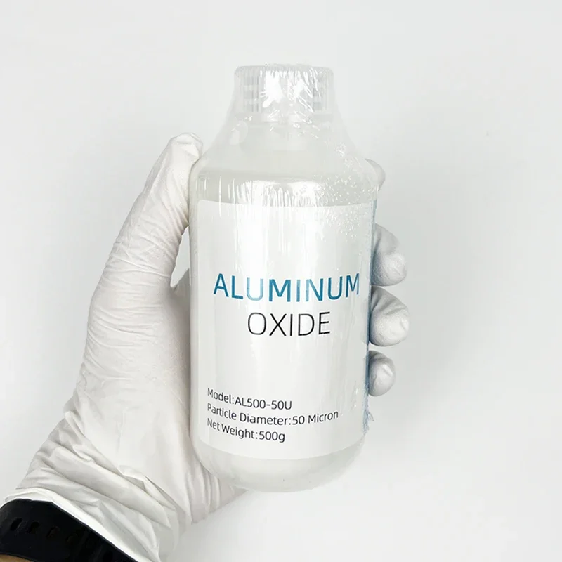 New Dental Aluminum Oxide Powder, Aluminum Sandblasting Powder, 50 microns, 500g, 1 Bottle
