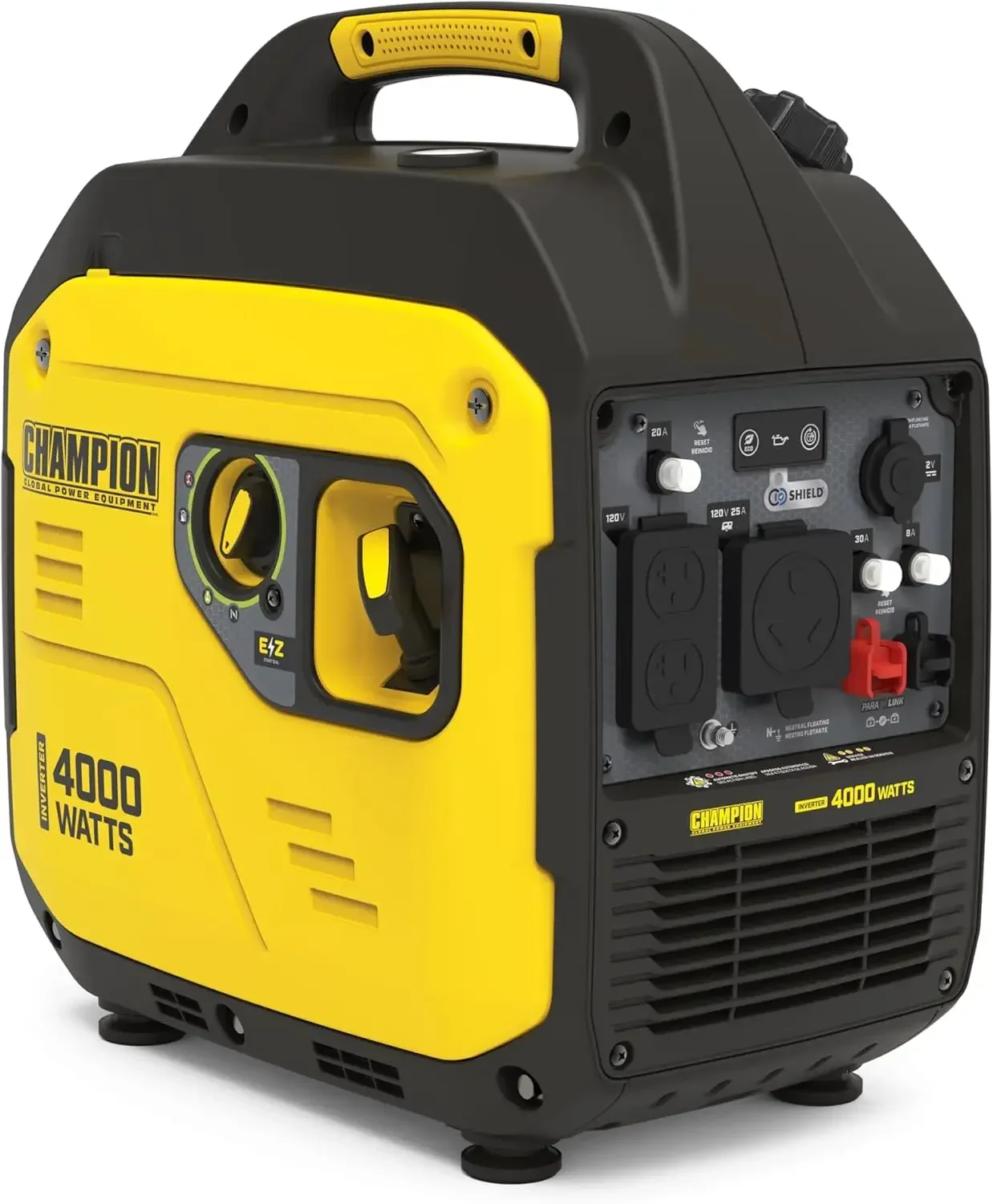 XMSJ 4000W RV Generator Quiet Portable Inverter with CO Shield