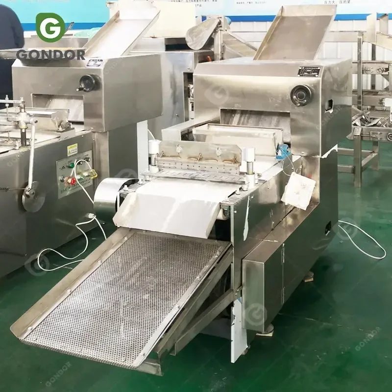 Industrial Dough Cube Snack Grissini Automatic Small Fry Chinchin Make Mini Cutter Chin Chin Cut Machine