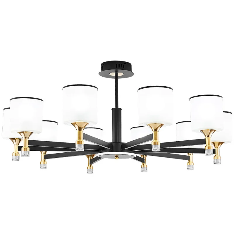 

New, Nordic, living room, chandelier, modern, simple, household, atmospheric, light luxury