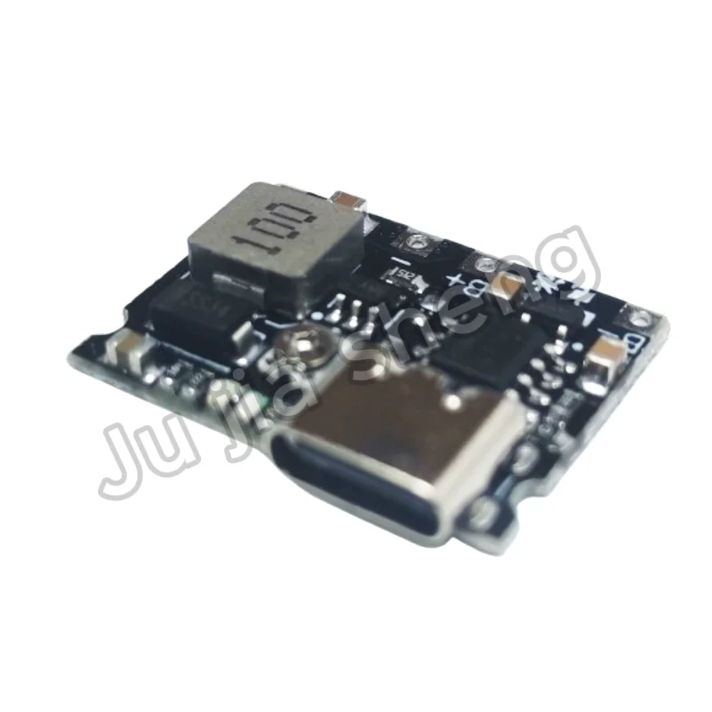 5-20 قطعة 3.7 فولت إلى 9 فولت 5 فولت 2A DC-DC تصعيد دفعة وحدة Type-C 18650 بطارية ليثيوم شحن وتفريغ متكاملة قابل للتعديل