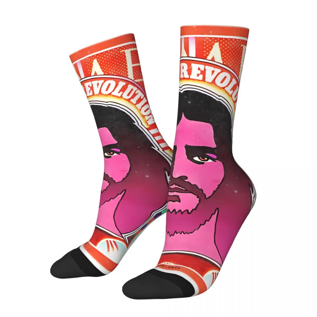 Hip Hop Vintage Funny Crazy Men's compression Socks Unisex J-Jesus Harajuku Seamless Printed Funny Novelty Happy Sock Boys Gift