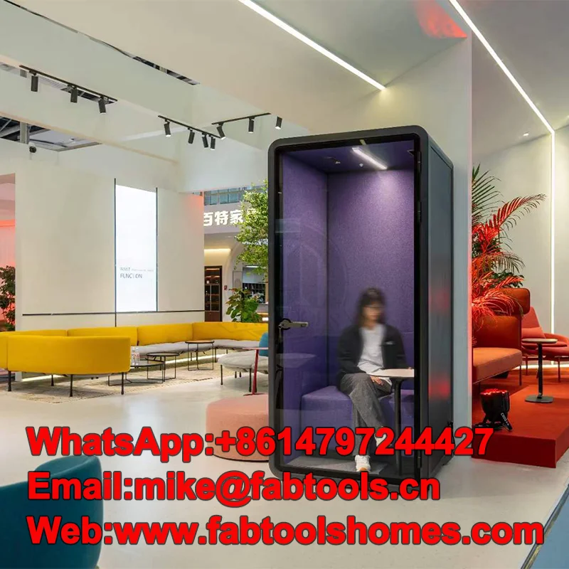 soundproof booth home use call room portable drum voice music studio soundproof recording booth phone office pod