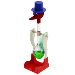Transparent Drinking Bird With Fluid Perpetual Motion Balance Drink Water Bird Non-Stop Kids Educational Toys