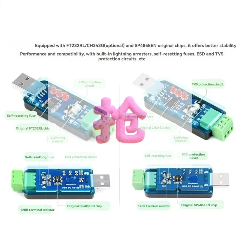 conversor-usb-de-comunicacao-rs485-1pc-modulo-de-porta-serial-ft232rnl-para-monitores-ambientais