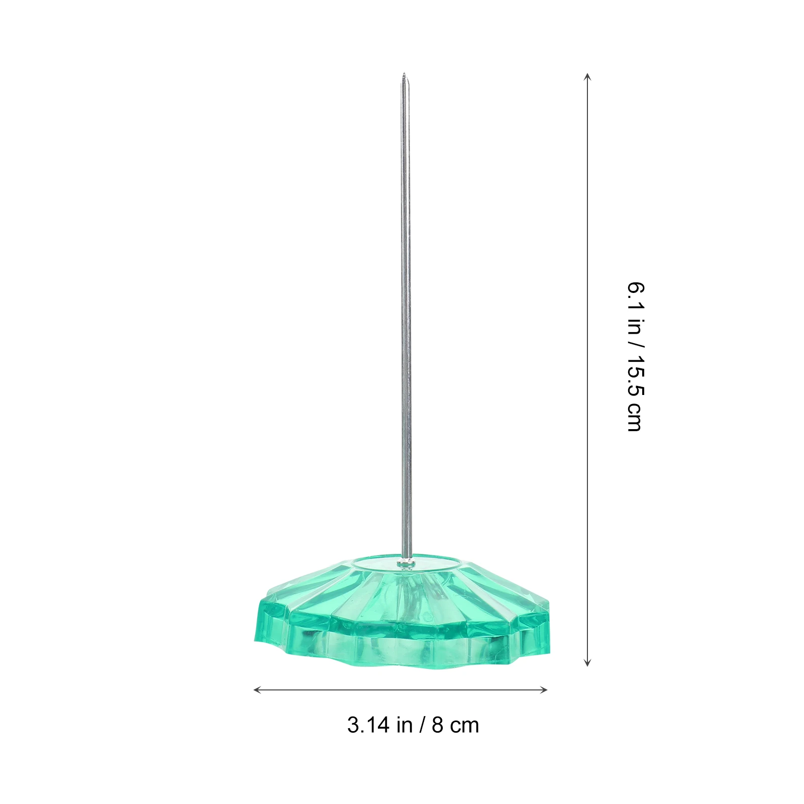 2pcs Plastic Bill Insert Check Fork Large Receipt Holder AntiSkid Restaurant Menu Paper Office Card Rod Memo Note Holder