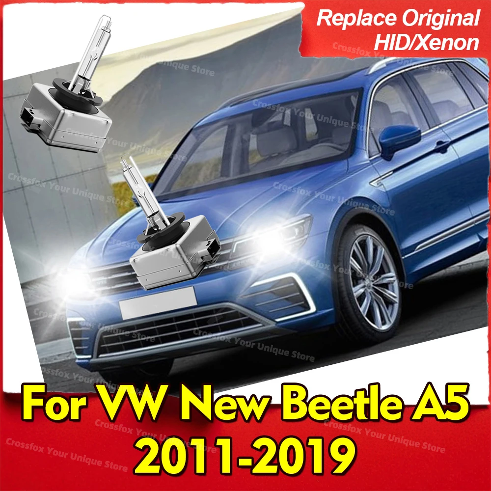 

Комплект из 2 ксеноновых ламп D3S D3 HID 6000K 8000K 10000K для фар VW New Beetle A5 2011-2019 годов выпуска