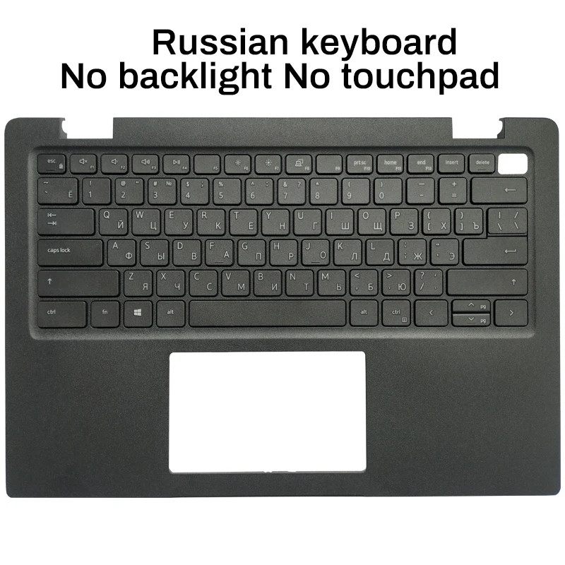 Imagem -02 - Teclado para Notebook com Palmrest Upper Cover Dell Latitude 3420 E3420 Russo Eua Latim Espanhol Brasil Novo