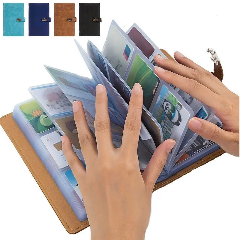 120pcs Premium Frosted Card Holder with Large Capacity for Business and Credit Cards - Organize and Protect Your Cards in Style