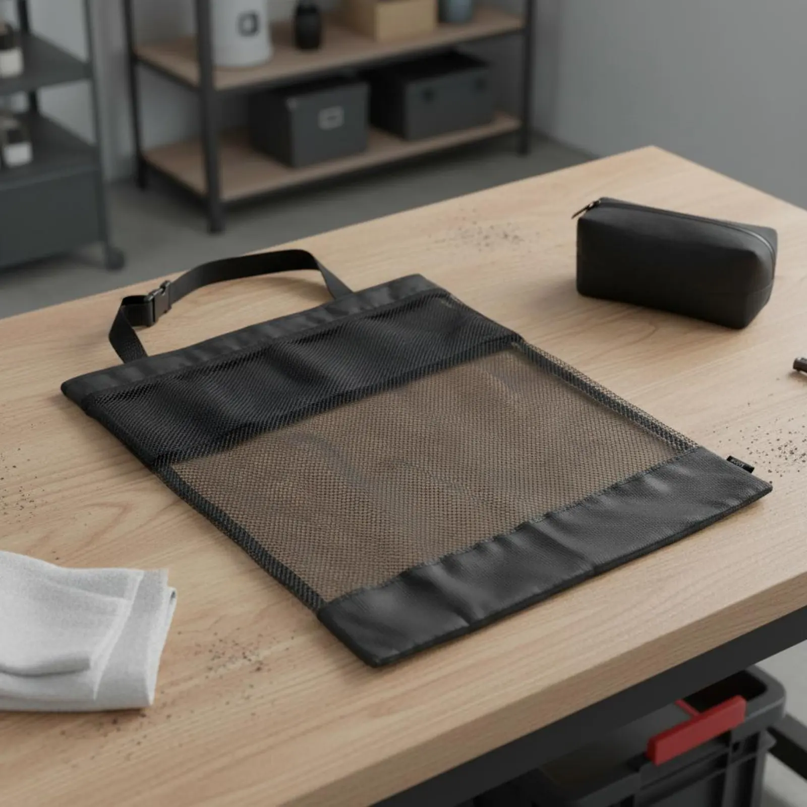 Sporting Cart Mesh Storage Bag Easy Installation Sporting Push Cart Storage Bag Sports Accessory Lightweight Large Capacity