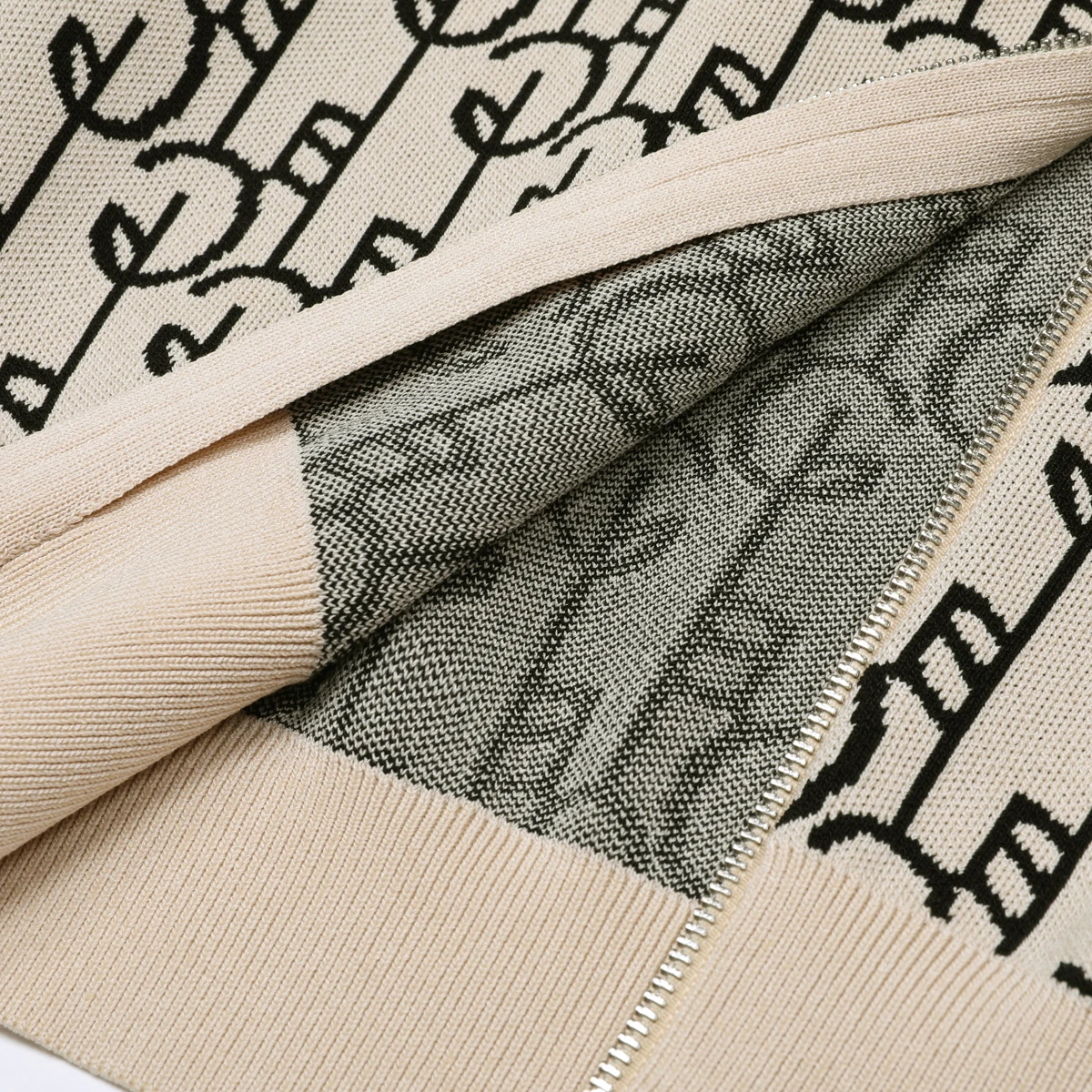 High End Quality Spring And Autumn New Women's Fashion Heavy Industry Knitted Internet Red Casual Style Top Coat+Pants Set