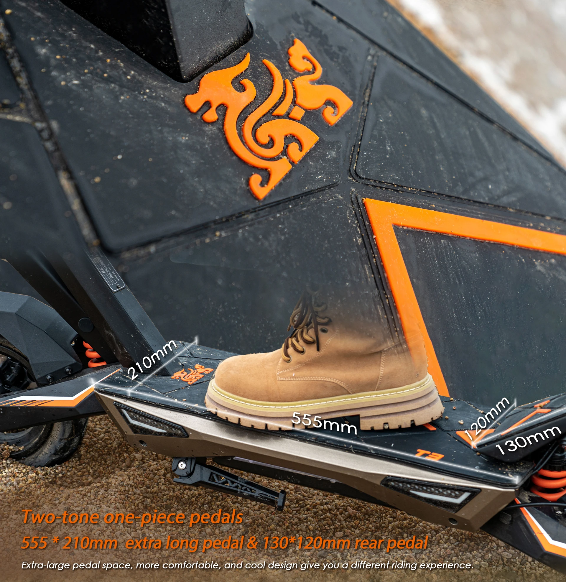 Kukirin T3 All-Terrain Foldable Electric Scooters 45 KM/H Speed 800W Motor 58KM Range 48V15.6Ah Battery 10 " Tires E-Scooter