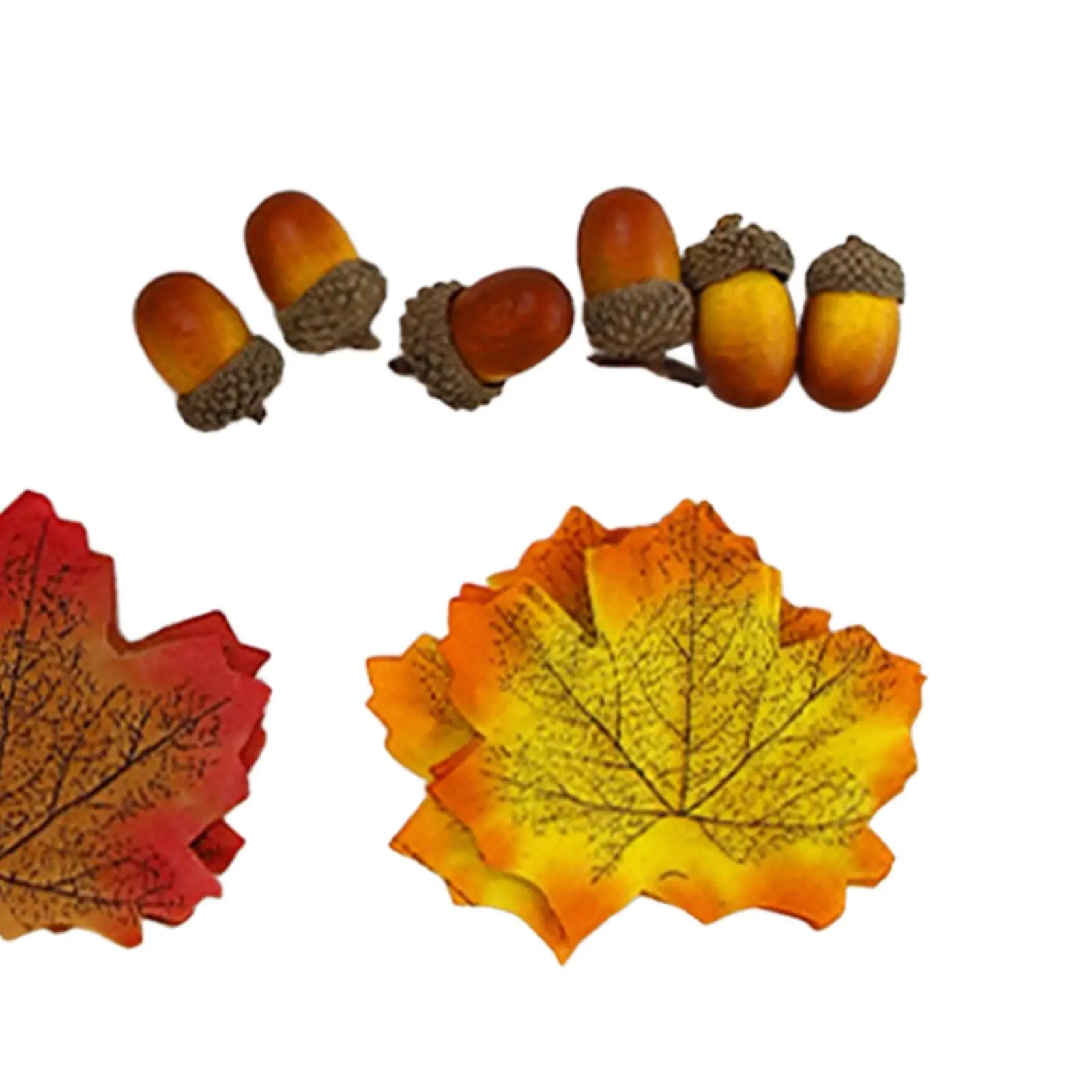 Artificial Pumpkins Set Small Foam Pumpkin Decorating Crafts Fake Pumpkin for