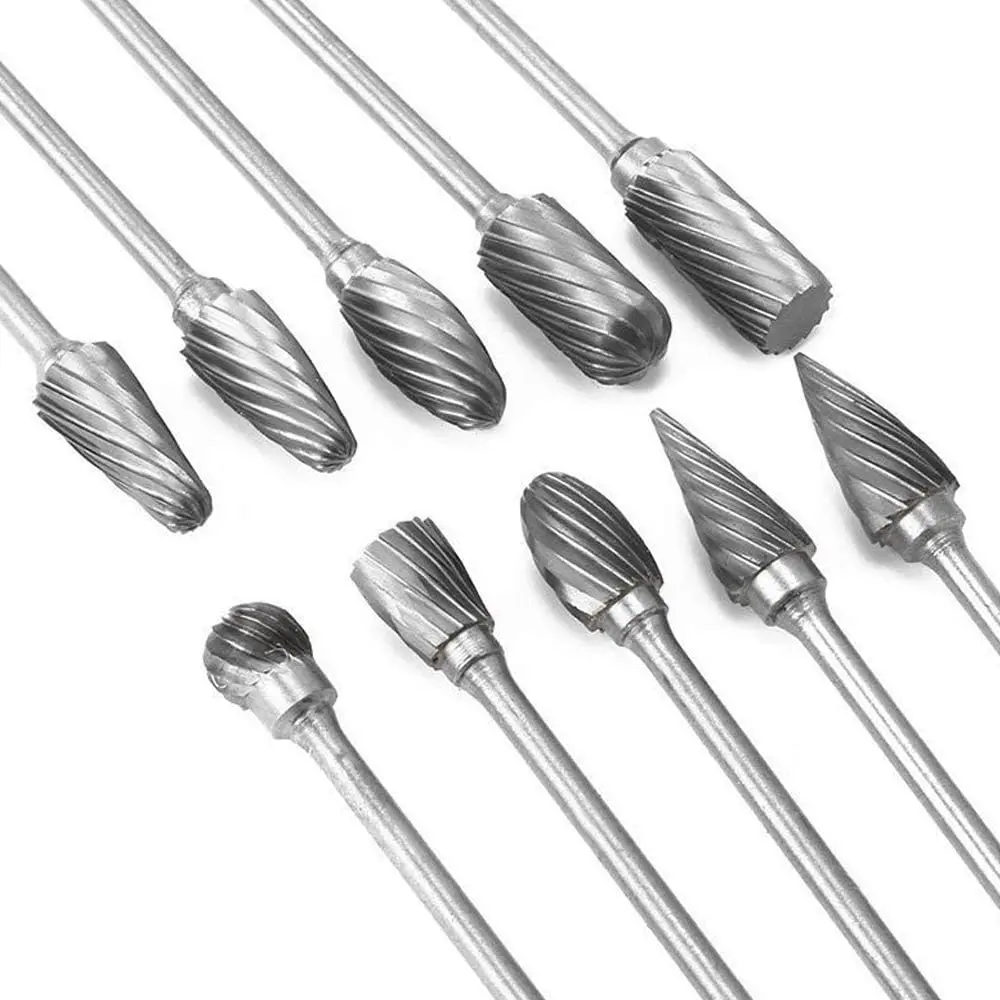 

Оптовые твердосплавные фрезы серии-B YG8 | Инструменты для снятия заусенцев с двойной резкой металла 3-25 мм