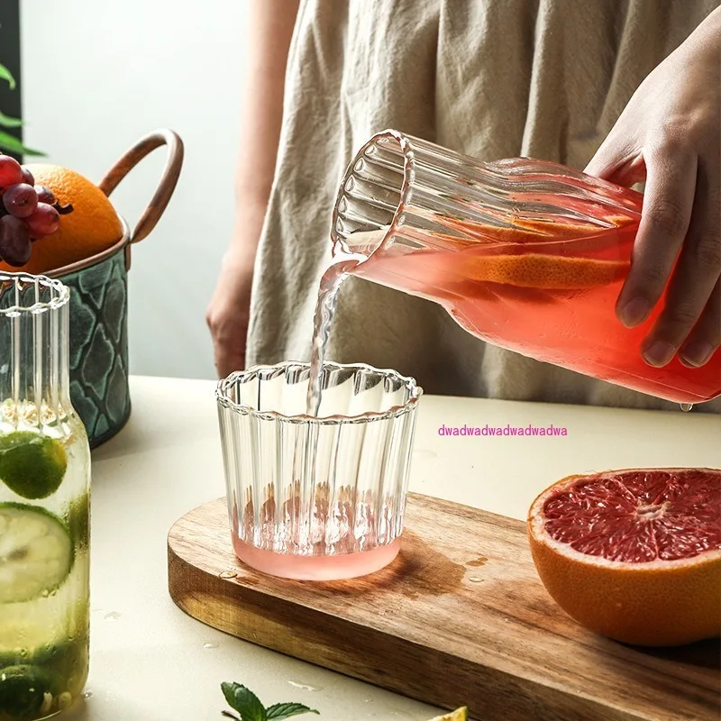 

High temperature resistant cold kettle high borosilicate glass cold kettle juice pot household hot and cold one cup