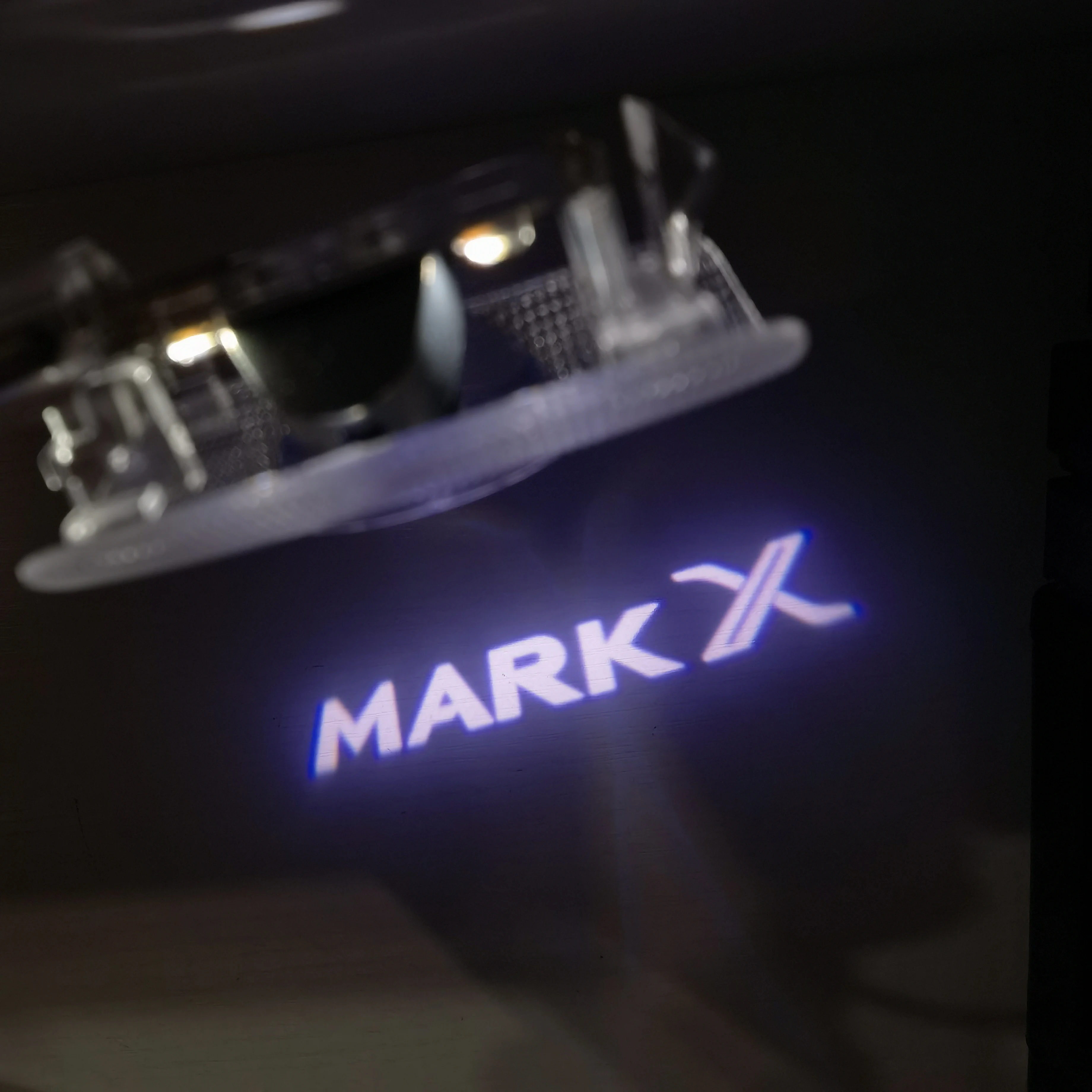 2 Stück Reiz Mark X Courtesy Light Mark X Shadow Light Türbeleuchtung für Toyota Reiz Mark X Auto-Styling Pfützenlampe LED-Atmosphärenlampe – Detail 6