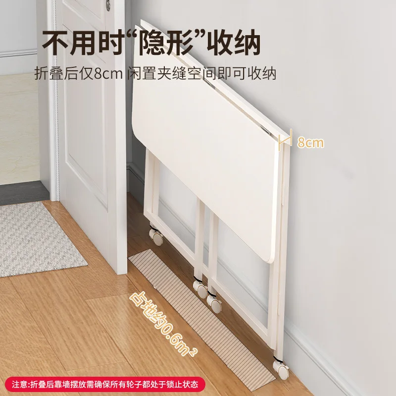 Folding desk, home mobile computer desk, workbench, simple desk, student home study table