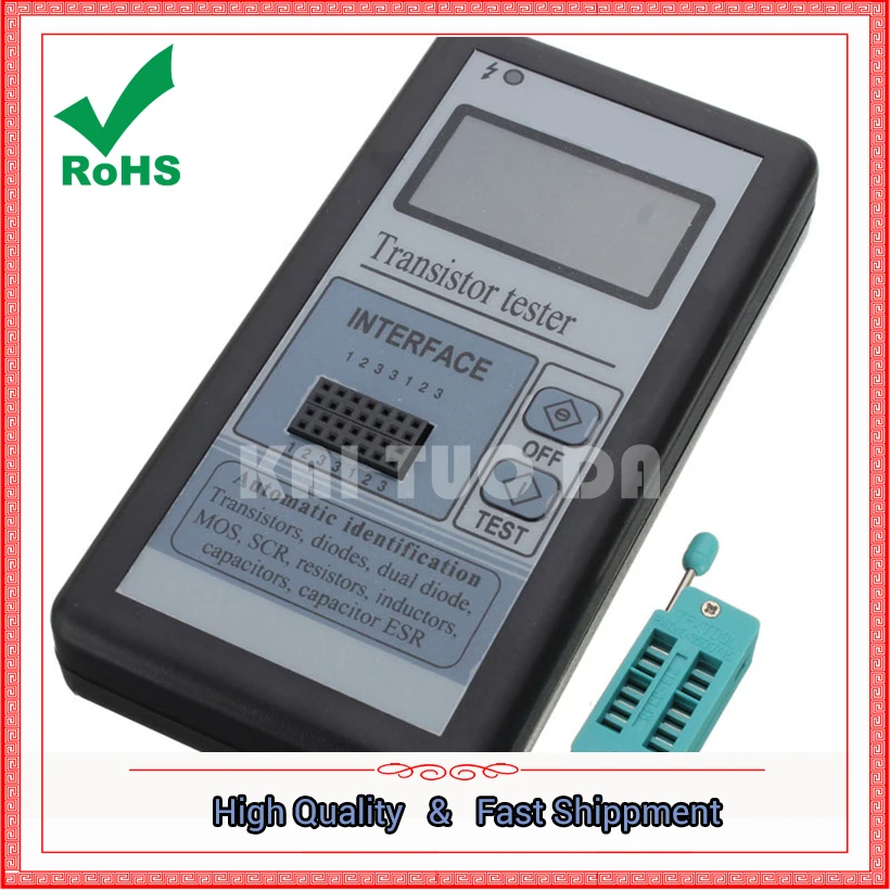 1PCS Transistor Tester M328 New highquality
