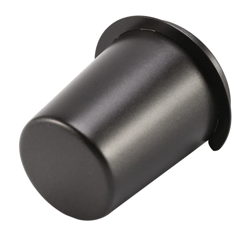 Taza dosificadora de acero inoxidable, alimentador de polvo para máquina de Espresso de 58Mm, color negro, 4 unidades