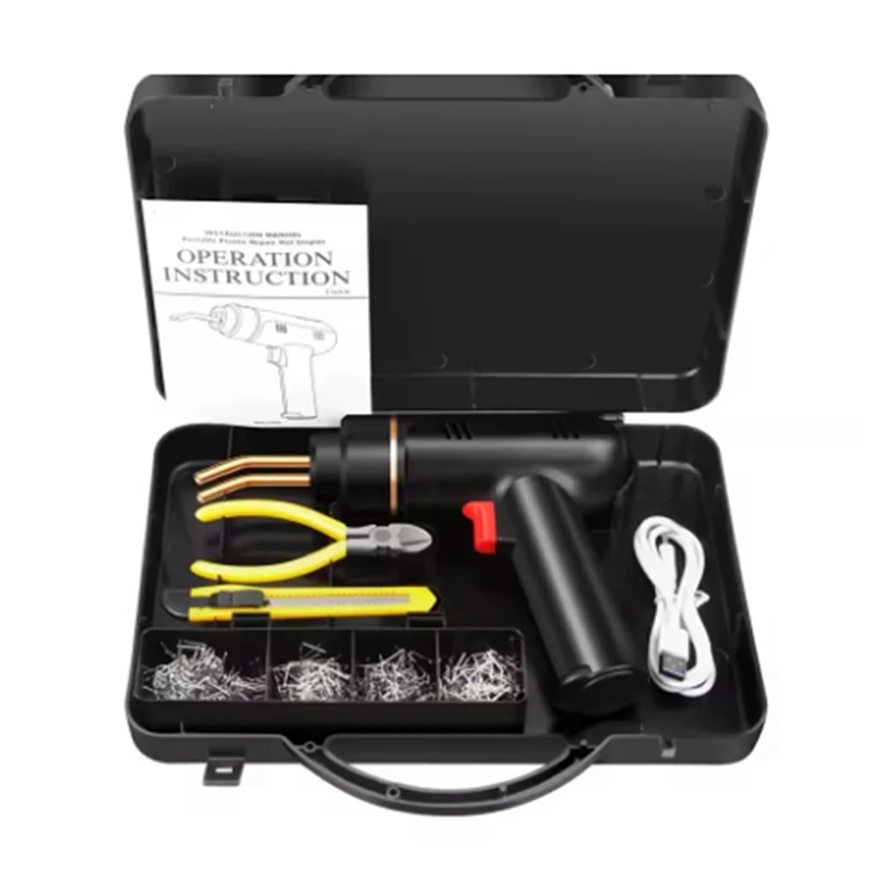 

200W 5000Ahm Hot Stapler Plastic Car Bumper Repair Kit Solder Welding Machine Plastic Welding Tool Kit