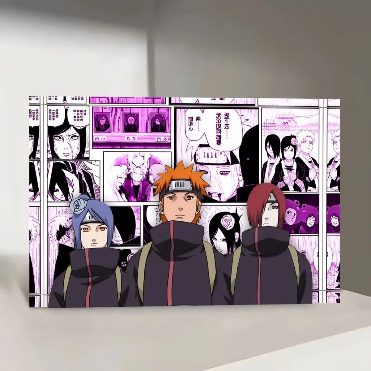 New NARUTO Acrylic Brick Pain Nagato Anime Peripherals Cute Originality Bedroom Office Desktop Ornament Birthday Present
