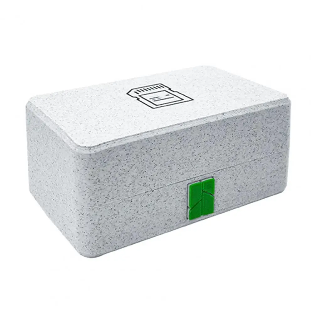 

Storage Card Holder Waterproof Memory Card Storage Box with Capacity Shock Resistant Design Portable Sd for Travel