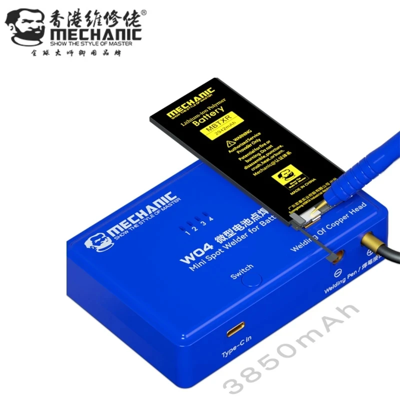 

MECHANIC W04 Mini Spot Welder for battery/Pocket Spot Welder/Small Welder/Portable spot welding pen/Mobile battery welder device