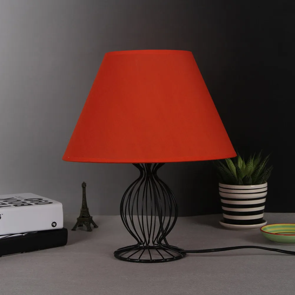 Small E27 Base Lampshade Fabric Lamp Cover Retro Style for Desk Wall Light Vintage Drum Lampshade Accessory Wall Light Shade